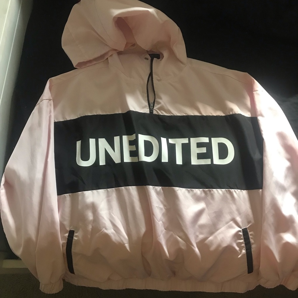 Forever 21+ unedited windbreaker pullover